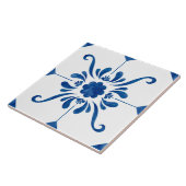 Portugese blauwe tegel tegeltje (Zijkant)