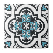 Portugese blauwe tegel tegeltje (Voorkant)