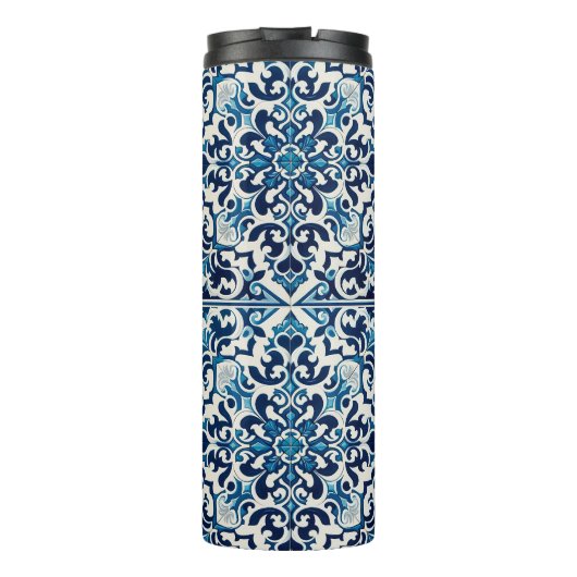 Portugese blauwe tegel thermosbeker (Achterkant)