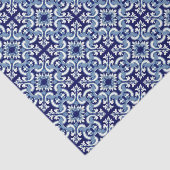 Portugese blauwe tegel tissuepapier (Detail)