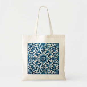 Portugese blauwe tegel tote bag