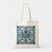 Portugese blauwe tegel tote bag (Achterkant)