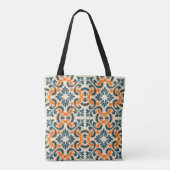 Portugese blauwe tegel tote bag (Achterkant)
