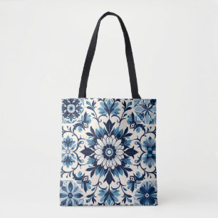 Portugese blauwe tegel tote bag