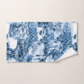 Portugese blauwe tegels romantisch scènepatroon bad handdoek (Handdoek)