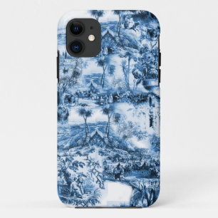 Portugese blauwe tegels romantisch scènepatroon Case-Mate iPhone case