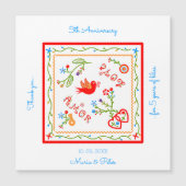 Portugese bruiloft met zakdoeken (Voorkant)