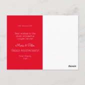 Portugese bruiloft met zakdoeken briefkaart (Achterkant)