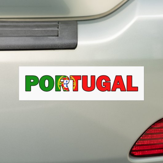 Portugese bumpersticker (Op auto)