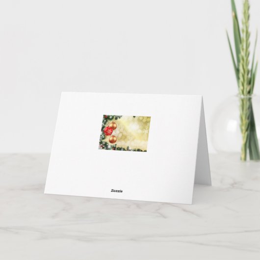 Portugese Chrismas, de Nieuwe snuisterijen van het Feestdagen Kaart (Achterkant)