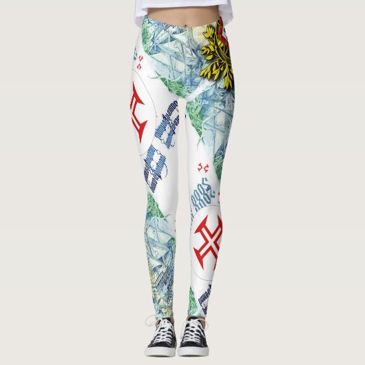 Portugese cultuur Leggings (Voorkant)