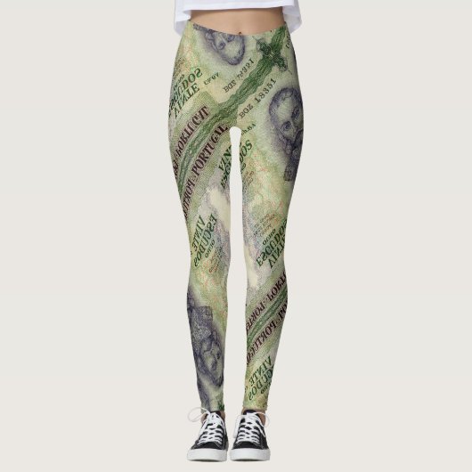 Portugese cultuur leggings (Voorkant)