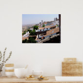 Portugese daken - Evora Portugal Poster (Keuken)