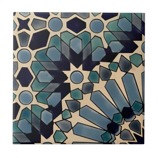 portugese delicate florale tegels tegeltje (Voorkant)