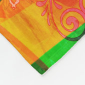 portugese design fleece deken (Hoek)