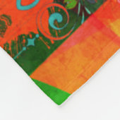 portugese design fleece deken (Hoek)
