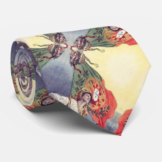 Portugese design Stropdas (Opgerold)