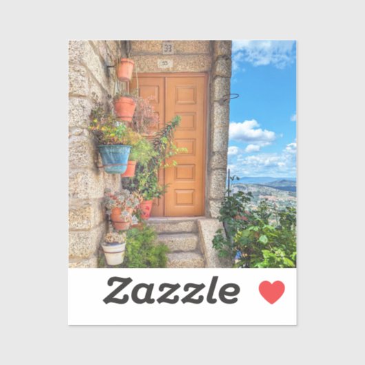 portugese deur sticker (Vel)