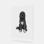 Portugese Dog Cute Dog Art Acryl Bord (Hoek)