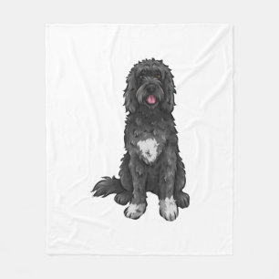 Portugese Dog Cute Dog Art Fleece Deken