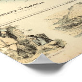 Portugese eilanden in de Atlantische Oceaan Poster (Hoek)