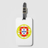 Portugese Emblem Bagagelabel (Voorkant (verticaal))