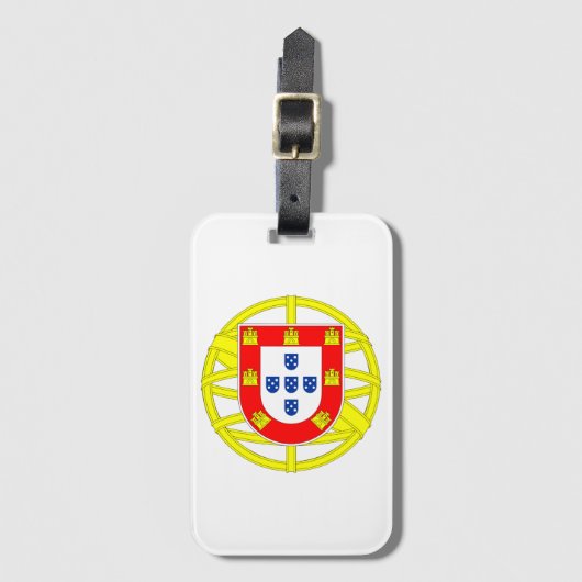 Portugese Emblem Bagagelabel (Voorkant (verticaal))