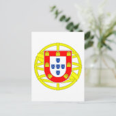 Portugese Emblem Briefkaart (Staand voorkant)