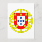 Portugese Emblem Briefkaart (Voorkant)
