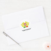 Portugese Emblem Ronde Sticker (Envelop)