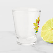 Portugese en Portugese wapenschild, vlag/partij Shot Glas (Links)