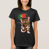 Portugese Fan Mouse T-shirt (Voorkant)