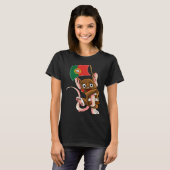 Portugese Fan Mouse T-shirt (Voorkant volledig)