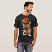 Portugese Fan Mouse T-shirt (Voorkant volledig)