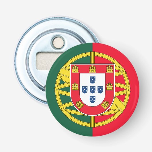 Portugese flesopener button flesopener (Voorkant)