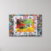 Portugese forcado canvas afdruk (Voorkant)