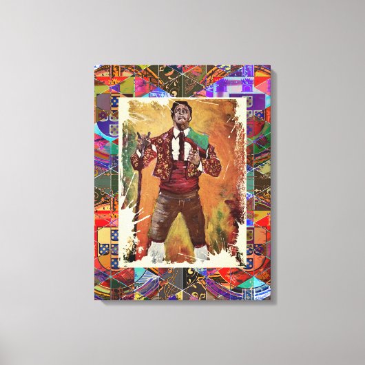 Portugese forcado canvas afdruk (Voorkant)