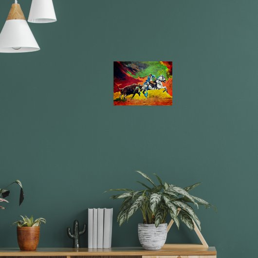 Portugese forcado poster (Woonkamer 1)