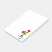 Portugese Gelukshaan in groene kleur Post-it® Notes (Schuin)