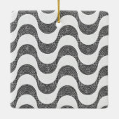 Portugese golven kasseisteen Eerste vakantie Keramisch Ornament (Achterkant)