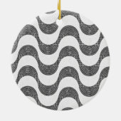 Portugese golven kasseisteen Eerste vakantie Keramisch Ornament (Achterkant)