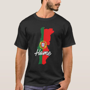 Portugese grappige sportliefhebber thuis Portugal T-shirt