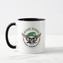 Portugese Green Beret Skull Parachutist