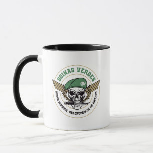 Portugese Green Beret Skull Parachutist Mok