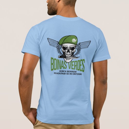 Portugese Groene Baretten T-shirt (Achterkant)