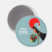 Portugese Haan en heilige Kerstbal Magneet (Voorkant / Achterkant)
