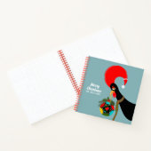 Portugese Haan en heilige Kerstbal Notitieboek (Binnen)