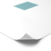 Portugese Haan en heilige Kerstbal Poster (Hoek)