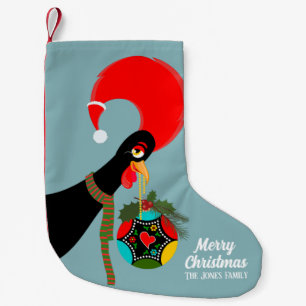 Portugese Haan Kerst Kerstbal Kleine Kerstsok