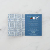 Portugese Haan met geschenken 1e Verjaardagsfeest (Binnen)